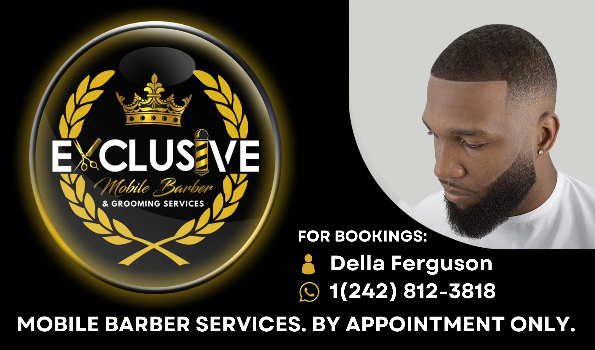 Mobile Barber Business Card